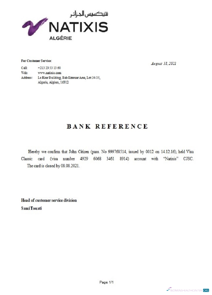 Download Algeria Natixis Algerie bank closure reference Photoshop template